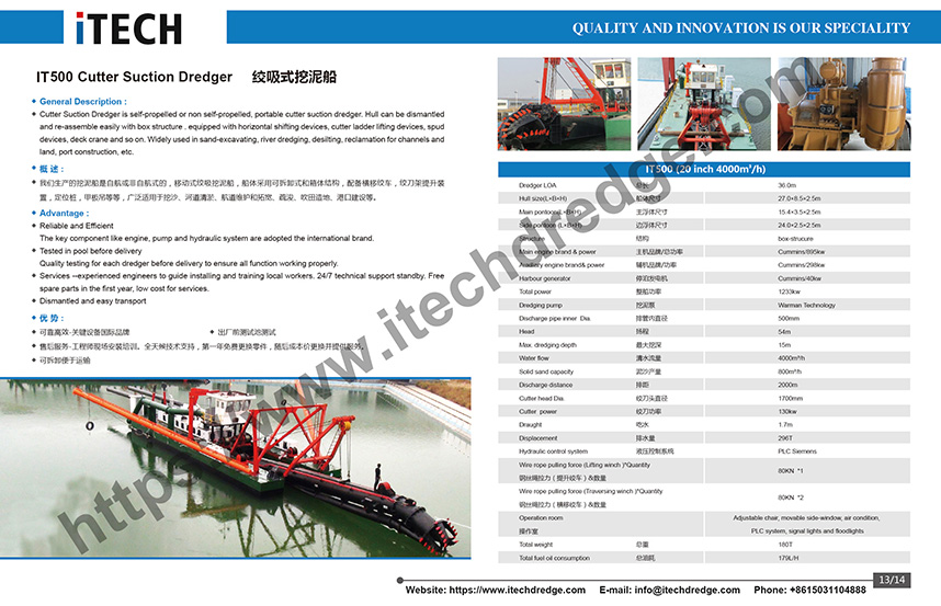 Cutter Suction Dredger CSD500 PDF