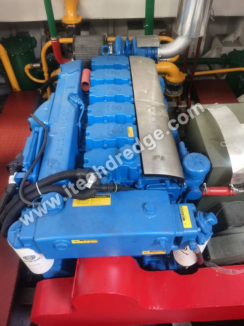 CSD400 Spud Carrier Hydraulic Adjustment